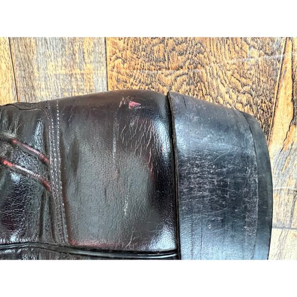 Lucchese Black Cherry Red Leather Cowboy Boots Men\'s 10.5C Western Country main image 15